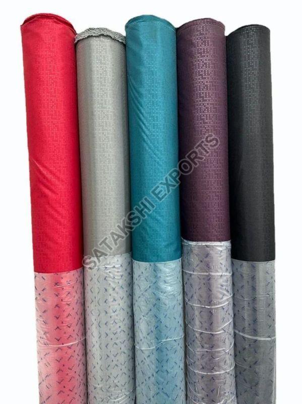 Multi Colour Plain Polyester 1000D Embossing Bag Fabric, Packaging Type : Roll