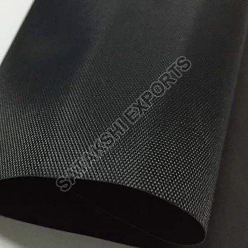 Black Plain Polyester Laptop Bag Fabric