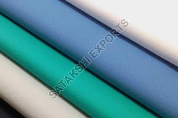 Plain Polyester PU Coated Fabric, for Garments, Color : Multi Colour