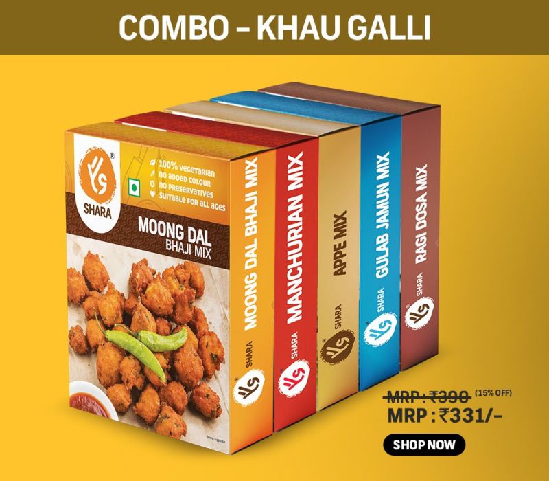 Khau Galli Instant Mix Combo, for Human Consumption, Certification : FSSAI Certified