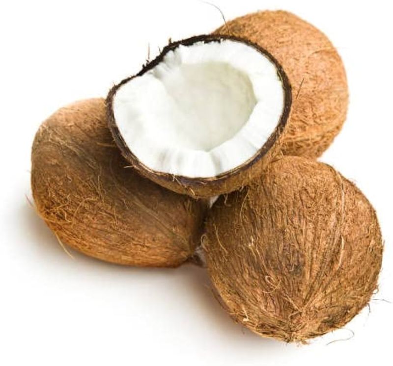 Brown Organic Hard Raw Coconut