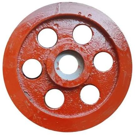 Orange Round Mild Steel Wire Rope Pulley, Specialities : Non Breakable, High Tensile, High Quality