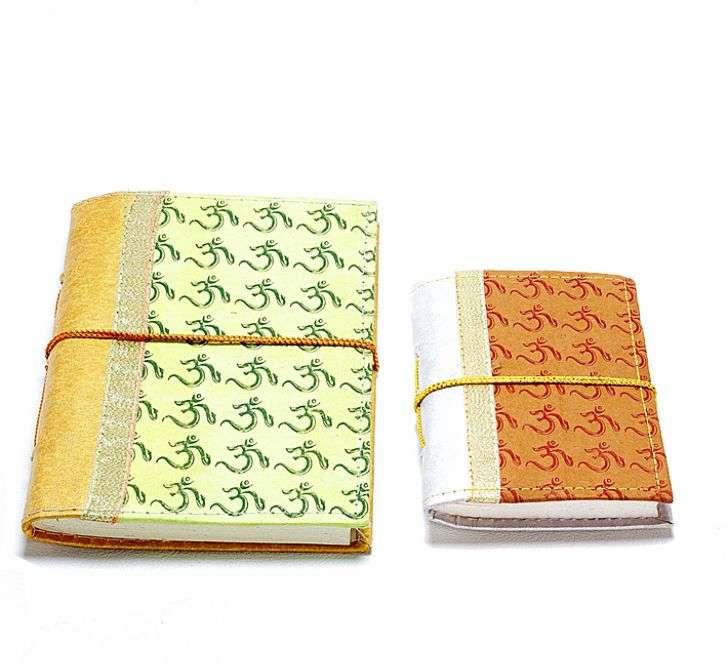 Rectangle Handmade Paper Diary Set, Size : Standard