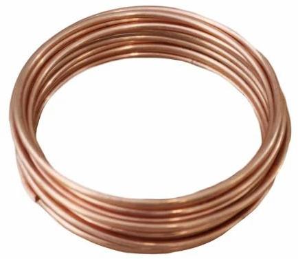 Round 8 Gauge Copper Earthing Wire, Color : Golden