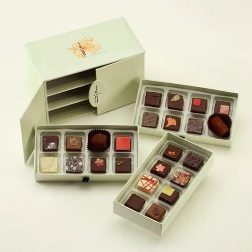 Smoksh Creations Cardboard Chocolate Packaging Gift Box, Shape : Rectangular