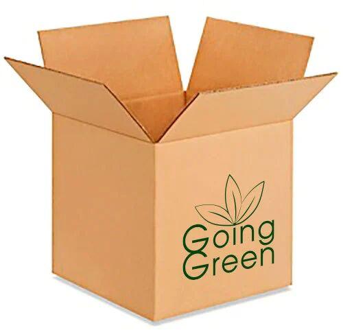 Brown Cardboard Printed Corrugated Boxes, For Goods Pacaking