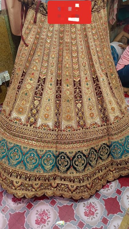 Bridal lehenga, Size : XXL, XL, S, M