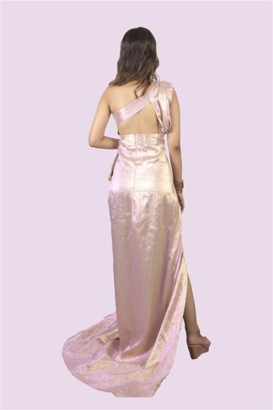 Rosy Radiance One-shoulder Elegance Rental Service