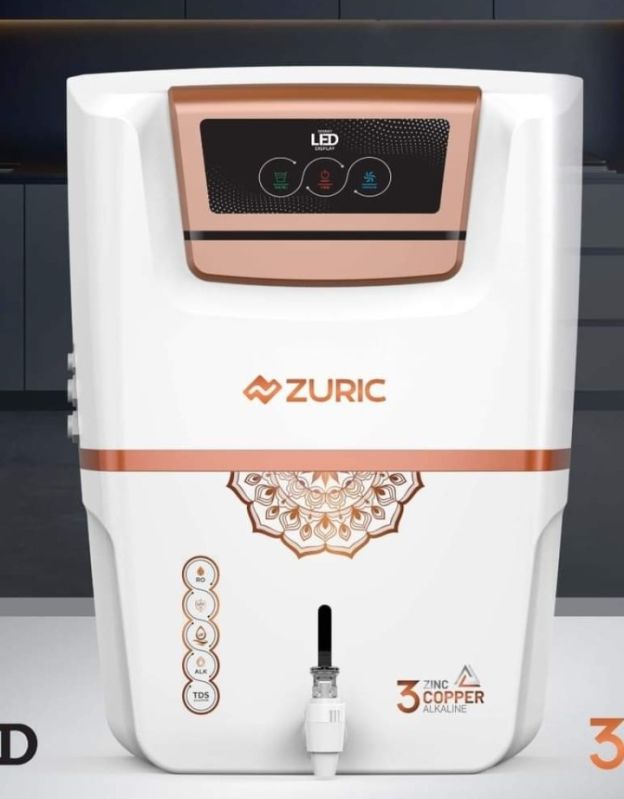 White 220V Electric Automatic Aqua Zuric Water Purifier, Capacity : 13 Litre