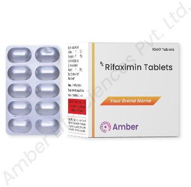 Rifaximin, Packaging Size : 10*10 Tablets