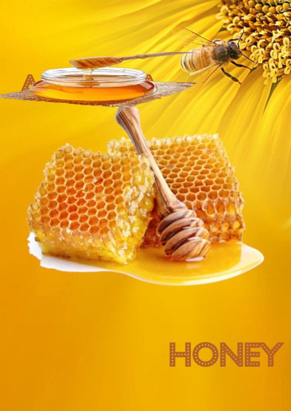 Glass Plastic Bottle Natural Honey, For Personal, Clinical, Foods, Gifting, Medicines, Hadiyo Gift