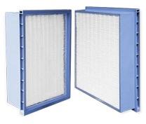 Grey SAF Cell Compact Mini Pleated Filters, for Air Filtration, Shape : Rectangular