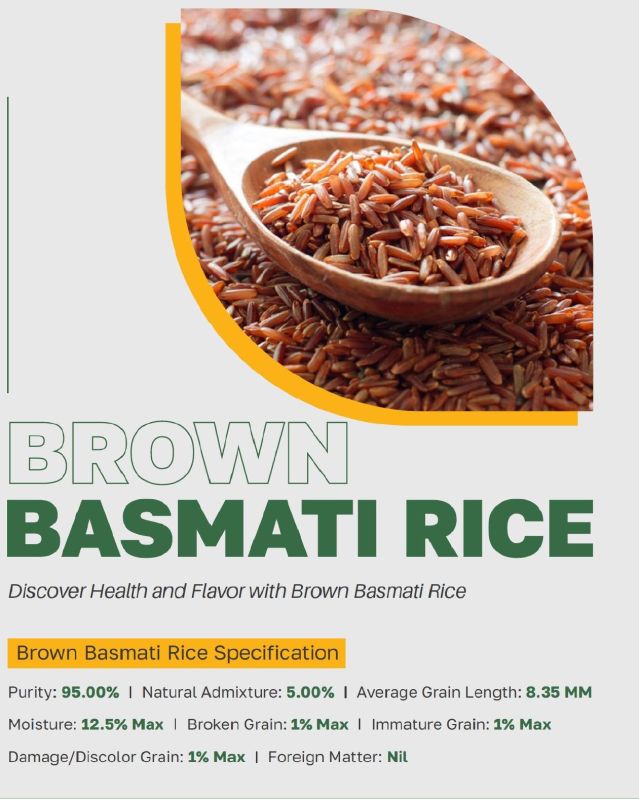 Hard Common Brown Basmati Rice, Style : Steamed