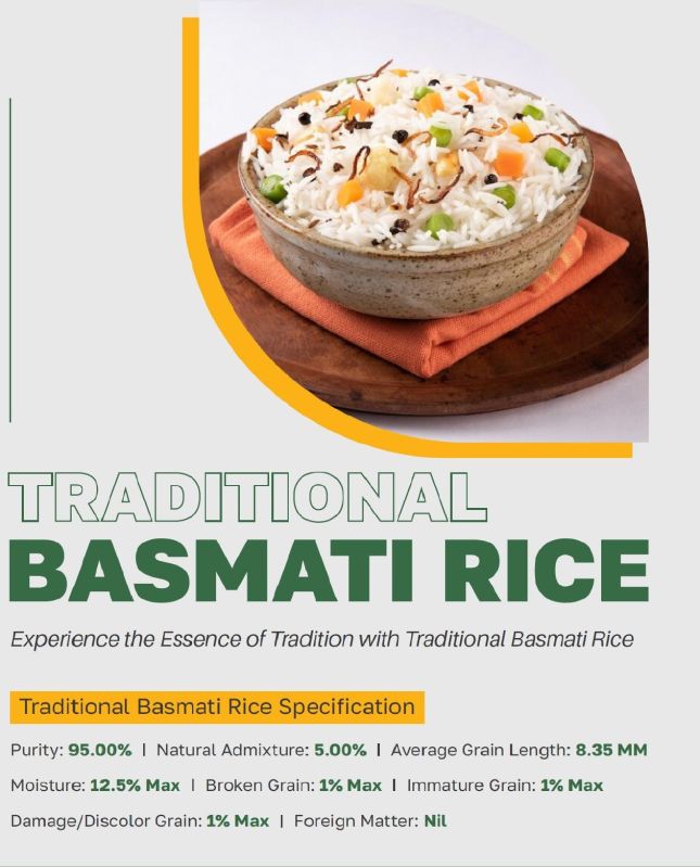 Unpolished Hard Common Traditional Basmati Rice, For Human Consumption, Certification : Fssai Certified
