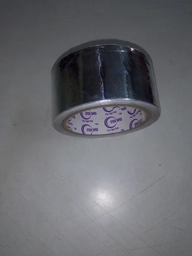 Silver Aluminum Foil Tape Without Liner, For Sealing, Packaging Type : Box