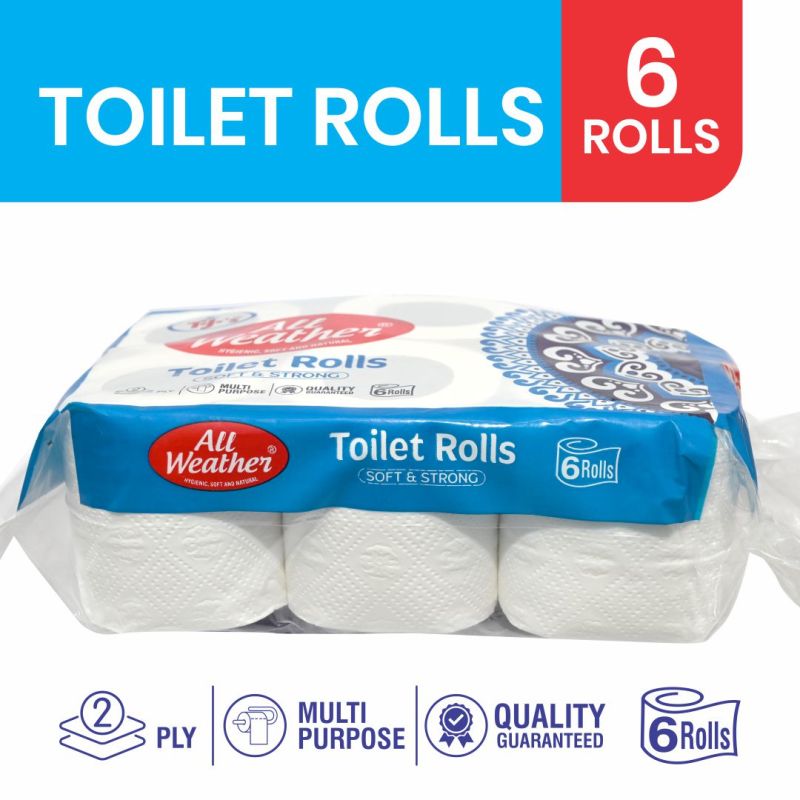 All Weather Toilet Paper Rolls, Size : 10x10 Cm