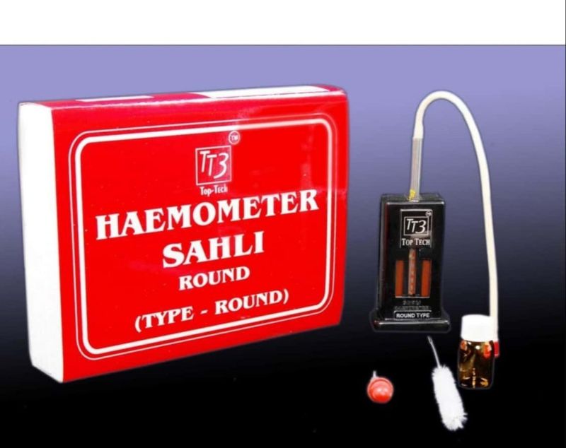 Top Tech Plastic Hemoglobin Meter, Display Type : Analog