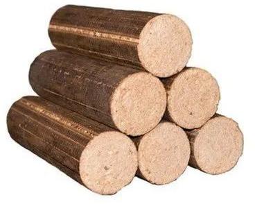 Brown 75mm Biomass Briquettes, for Used Heating, Packaging Type : Plastic Bags