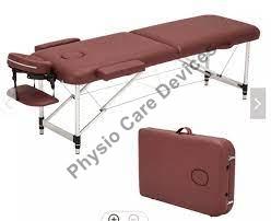 Brown Rectangular Physio Portable Folding Bed Hand-held, For Massage, Style : Common