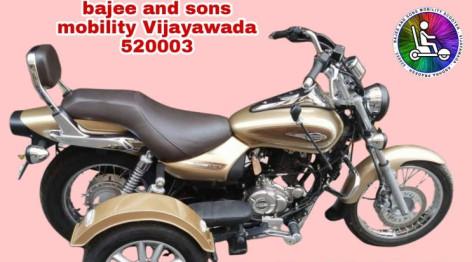 Bajaj avenger 220cc handicapped people motorcycle, Size : 3 feet