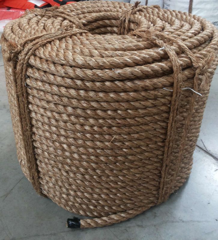 Brown Manila Rope, for Binding Pulling, Size : Standard