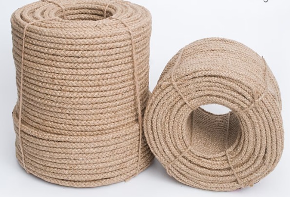 White Plain Natural Fibre Rope, for Industrial, Size : Standard