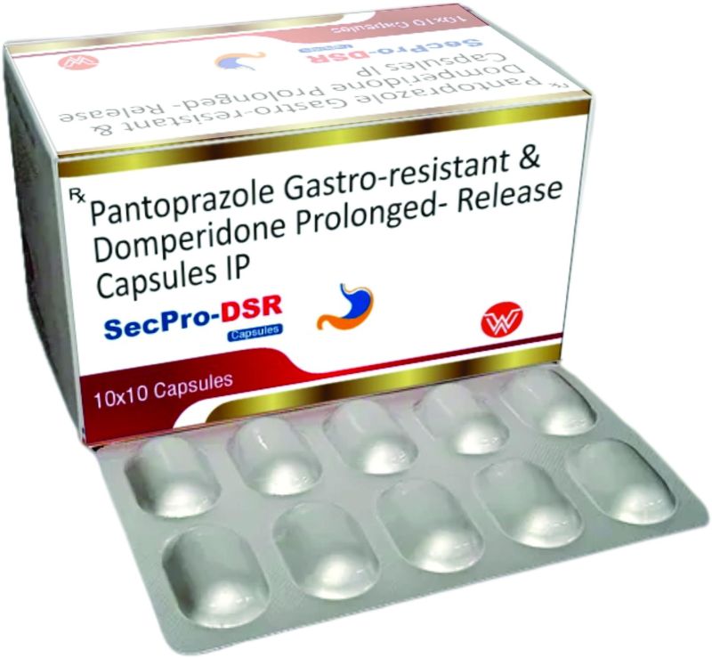 SecPro-DSR ( Pantoprazole With Domperidone SR Capsules )