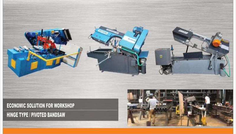 Hinge Type & Pivoted Metal Band Saw Machine