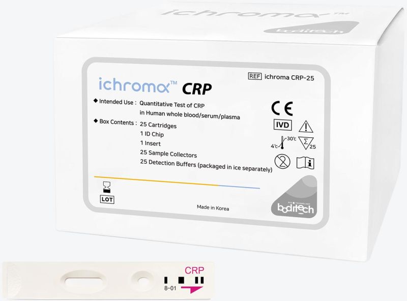 White ichroma hsCRP kit, for Clinical, Hospital, Lab, Purity : 98%