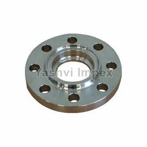 Stainless Steel Yashvi Impex Socket Welding Flange, for Oil Field, Water System, Shipbuilding, Natural Gas