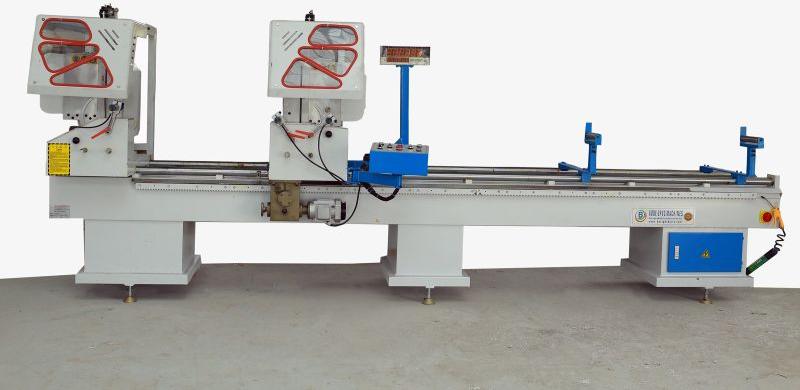 Double Head  Aluminum Cum UPVC Door & Window Profile Cutting Machine