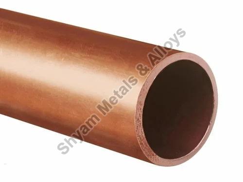Brown Copper Round Pipes, for Construction, Certification : ISI Certified