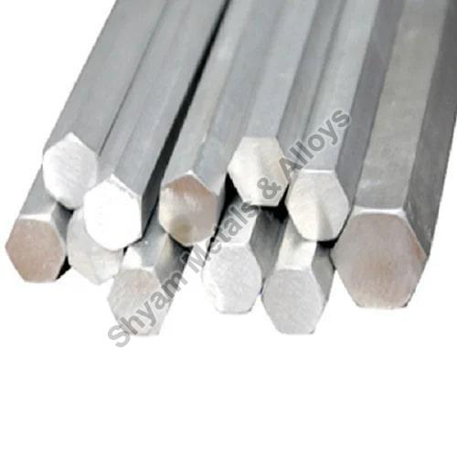 Grey Hexgonal Polished Stainless Steel Hexagonal Rods, for Construction