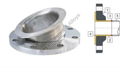 Metallic Round Stainless Steel Lap Joint Flanges, for Industrial Use, Size : 5-10 Inch