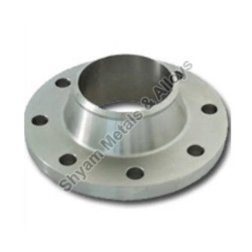 Metallic Round Stainless Steel Long Neck Flanges, for Industrial, Certification : ISI Certified