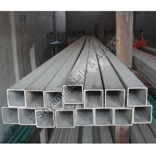 Polished Stainless Steel Square Pipes, For Industrial Use, Color : Grey