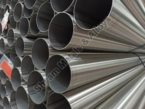 Grey Round Polished Stainless Steel Welded Tubes, for Industrial, Certification : ISI Certified