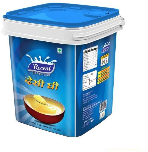 Yellow 2ltr Recent Desi Ghee, for Cooking, Worship, Form : Liquid