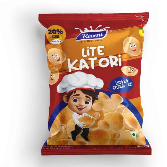 Yellow Recent 45gm Lite Katori Namkeen, for Snacks, Style : Sealing