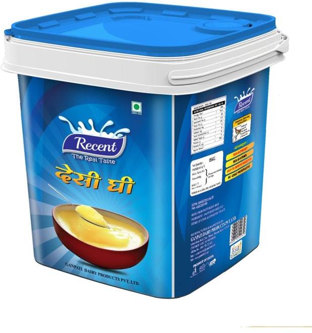 Yellow 5Ltr Recent Desi Ghee, for Cooking, Worship, Form : Liquid