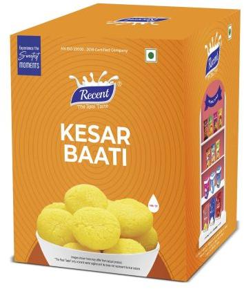 Recent Yellow Kesar Baati Gift Pack, Feature : Rich Aroma, Hygienically Processed, Easy To Digest