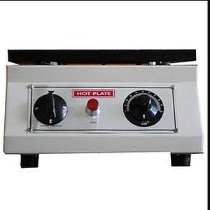 White Electric Rectangular Hot Plate, For Laboratory Use