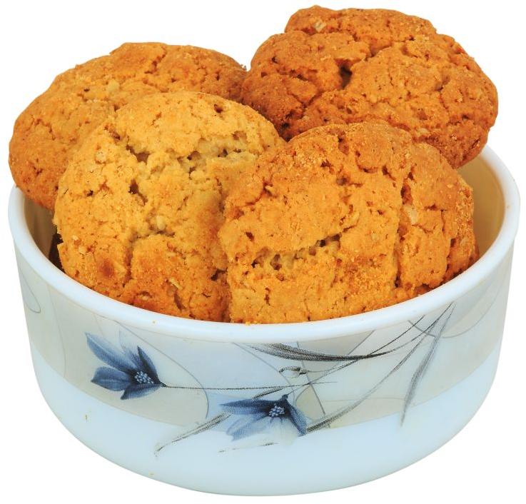 Snakizi Oats Cookies, Color : Brown