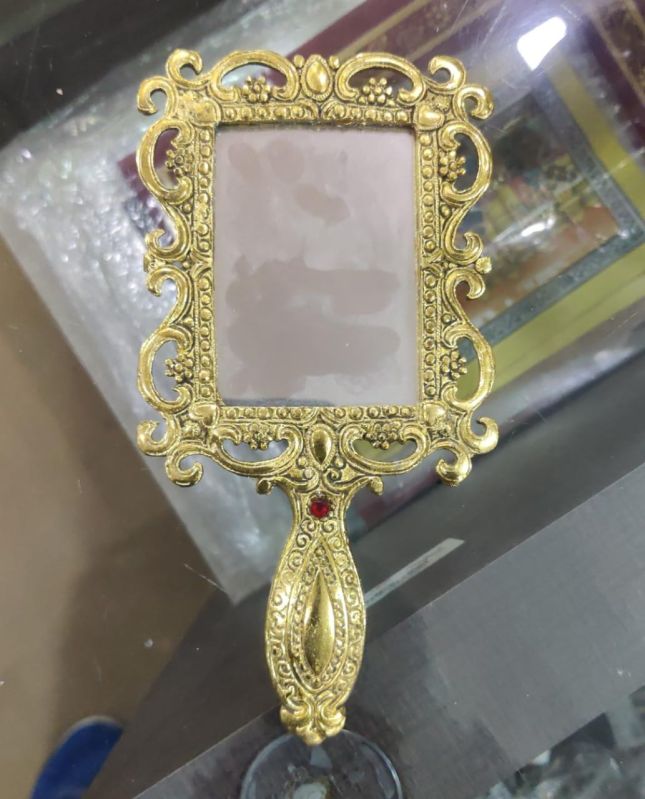 Yellow 80 Gm Mirror, Size : 7 Inch