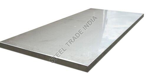 Grey Rectangular Plain Polished Stainless Steel Plates, for Industial, Size : Standard