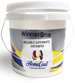 Winnerone Reliable Super White Distemper, Packaging Type : Plastic Bucket