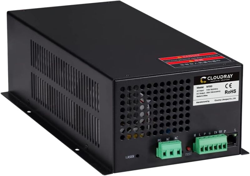 Black 150W CO2 Laser Power Supply