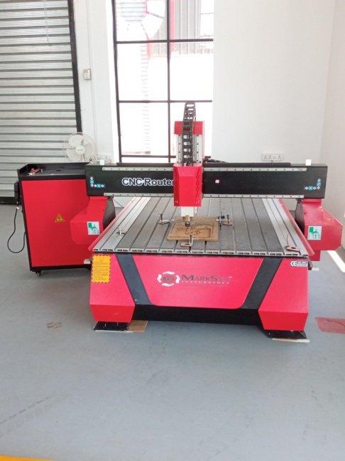 Automatic Cnc Wood Router Machine, Color : Red