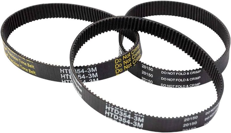 Black Co2 Laser Round Loop Belt