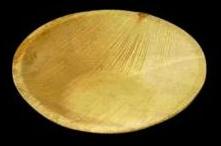5 Inch Round Areca Leaf Bowl, Feature : Biodegradable, Light Weight
